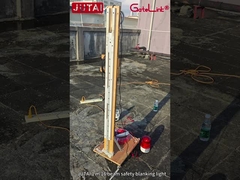 JUTAI IP67 Güvenlik Sıfırlama Işığı Perde Sensörü Güneş ışığına karşı Test