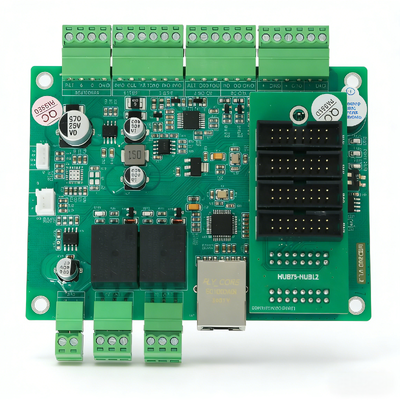 NED200 Multi Interface LED Ekran Kontrolörü Ethernet MQTT RS485 RS232 Wiegand Relay HUB75 ile Park Sistemleri için